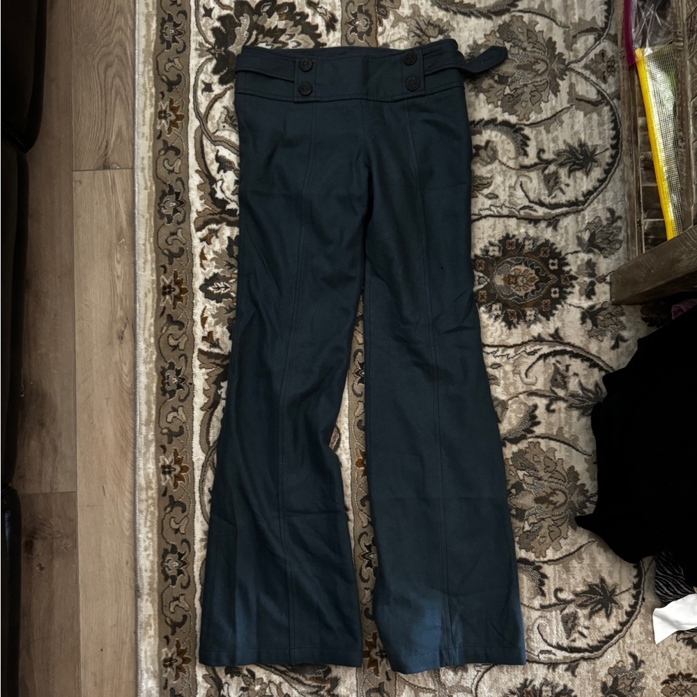 Anthropologie Black Flare Pants